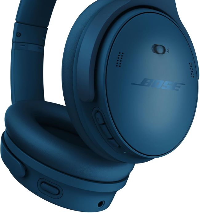 Bose QuietComfort wireless headphones with active noise cancelling and comfortable over-ear design