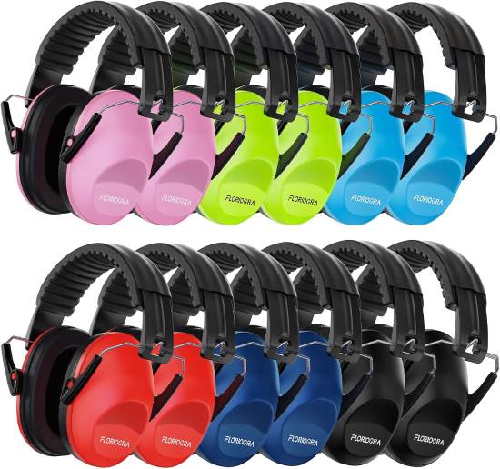 Floriogra 12 Pack Noise Canceling Headphones for Kids