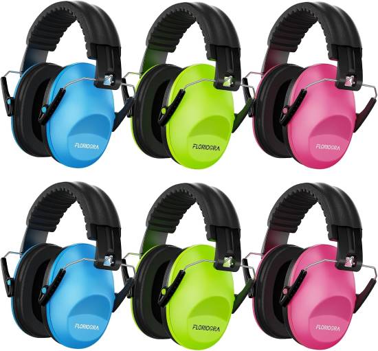 Floriogra 6 Pack Noise Cancelling Headphones for Kids
