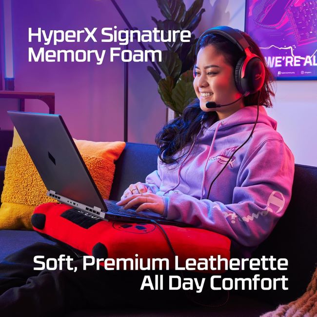 HyperX Cloud III wired gaming headset with DTS spatial audio and ultra-clear mic for PC, PS5, and Xbox