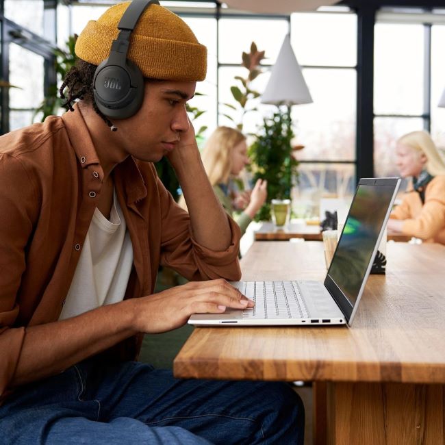 JBL Tune 770NC wireless headphones with adaptive noise cancelling and 70-hour battery life