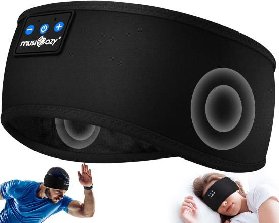 MUSICOZY Sleep Headphones Bluetooth 5.4 Sleep Mask