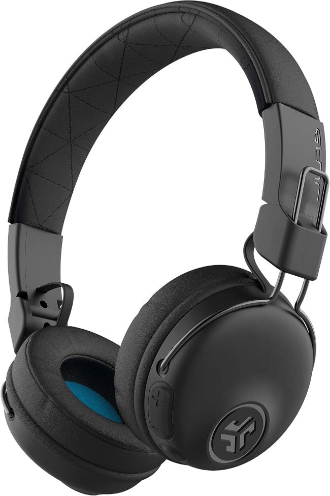 JLab Studio+ Gen 2 wireless on-ear headphones with app customization, multipoint Bluetooth, and comfortable design