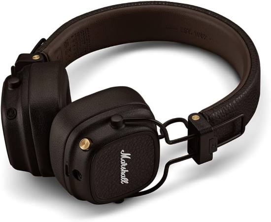 Marshall Major V Wireless On-Ear Bluetooth Headphone, Brown