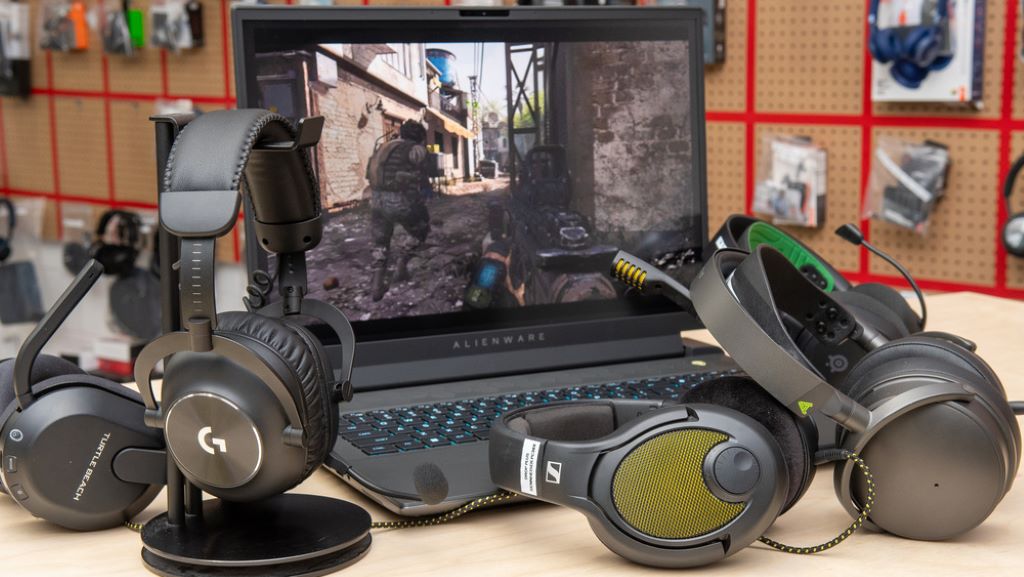 Gamer wearing headset during gameplay highlighting clear audio and noise isolation performance
