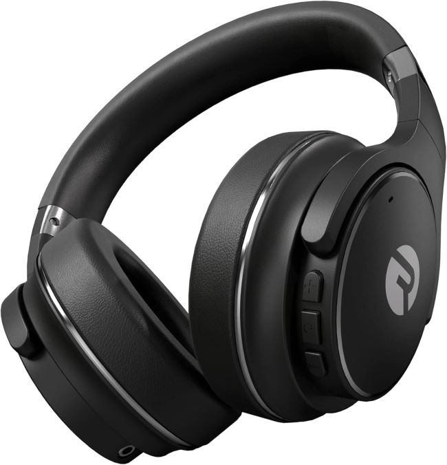 Raycon Everyday wireless over-ear headphones featuring active noise cancellation, awareness mode, and 40-hour battery life