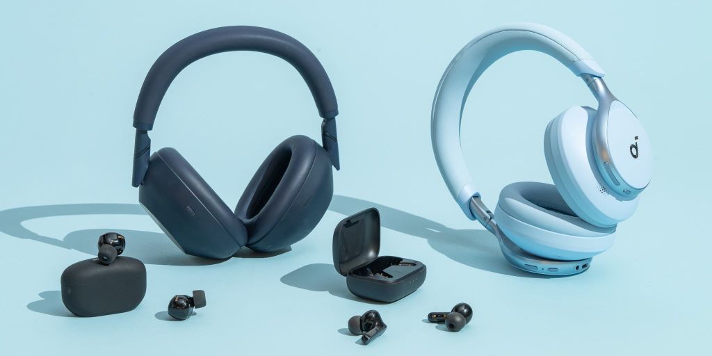 Close-up of budget wireless headphones with cushioned ear cups and modern design