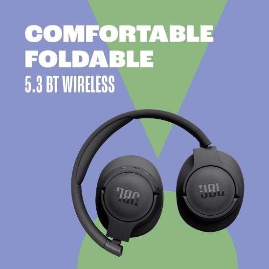 JBL TUNE 720BT Lightweight comfortable (Black)