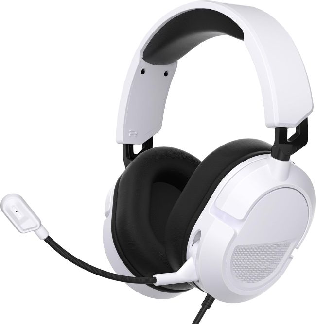 AOC Wired Gaming Headset with over-ear design and boom microphone