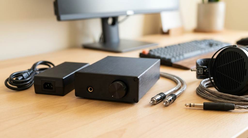 Adjusting gain and volume on a headphone amplifier