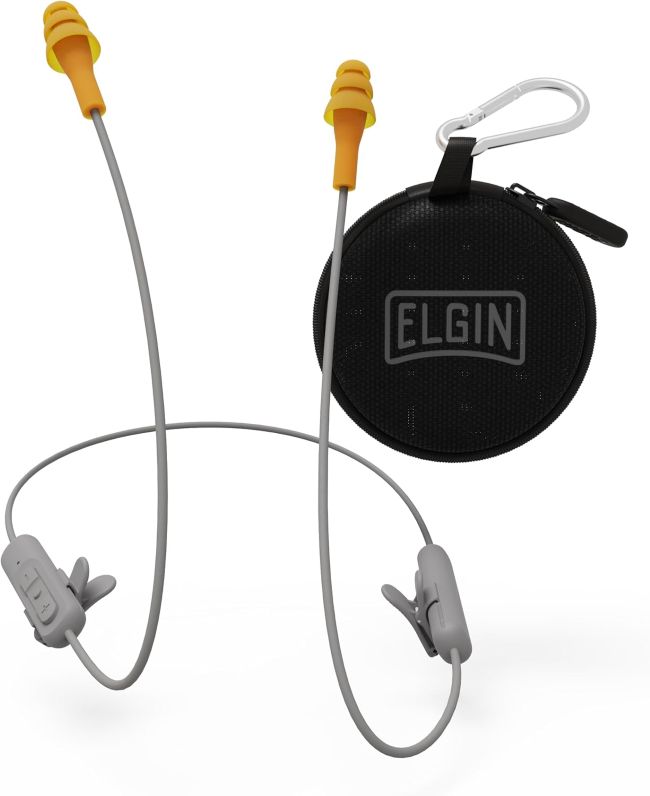 Elgin Ruckus Bluetooth Earplug Headphones with noise-cancelling mic