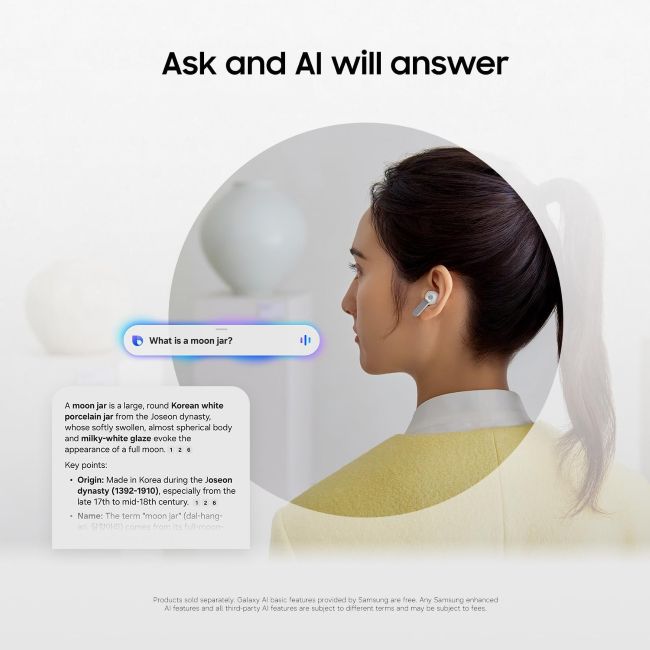 Samsung Galaxy Buds 4 Pro Bluetooth earbuds with Hi-Res Audio and ANC 2.0