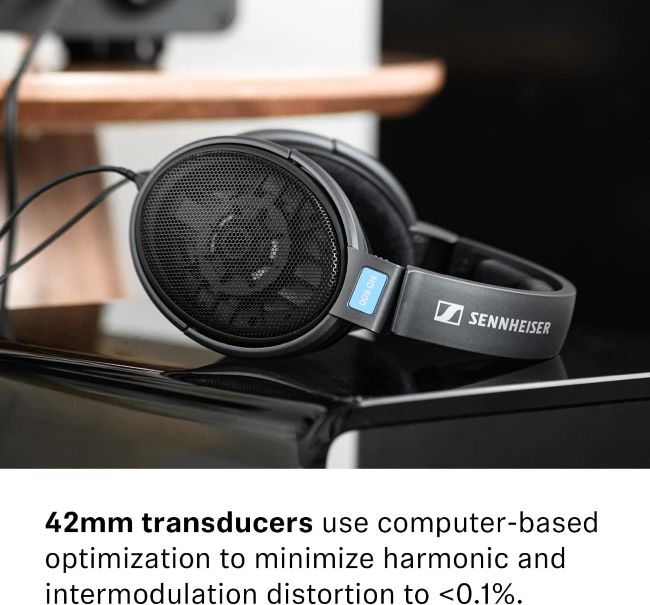 Sennheiser HD 600 professional headphones with padded earcups and adjustable headband