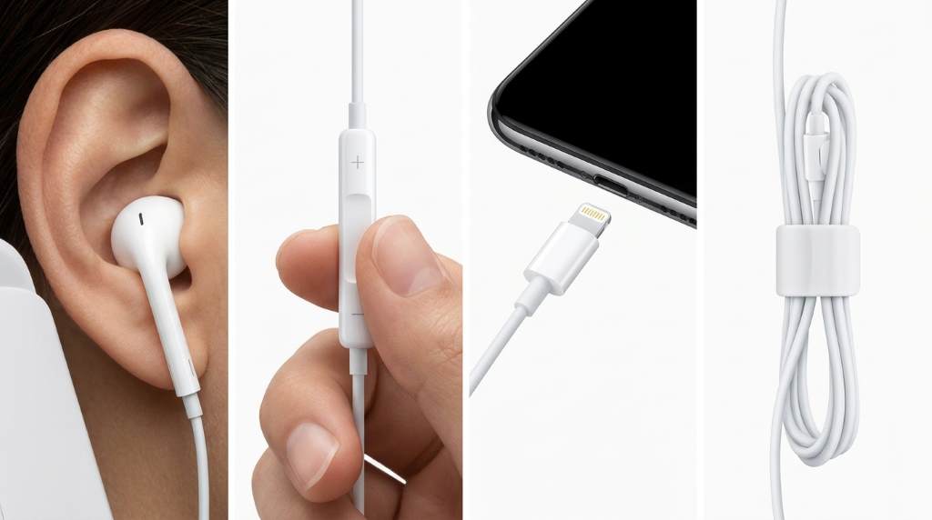User testing Apple EarPods audio quality indoors